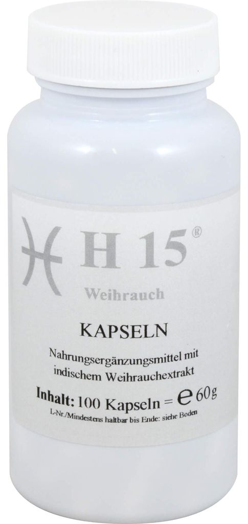H 15 Encens en gélules 350 mg, 100 gélules Image du produit 