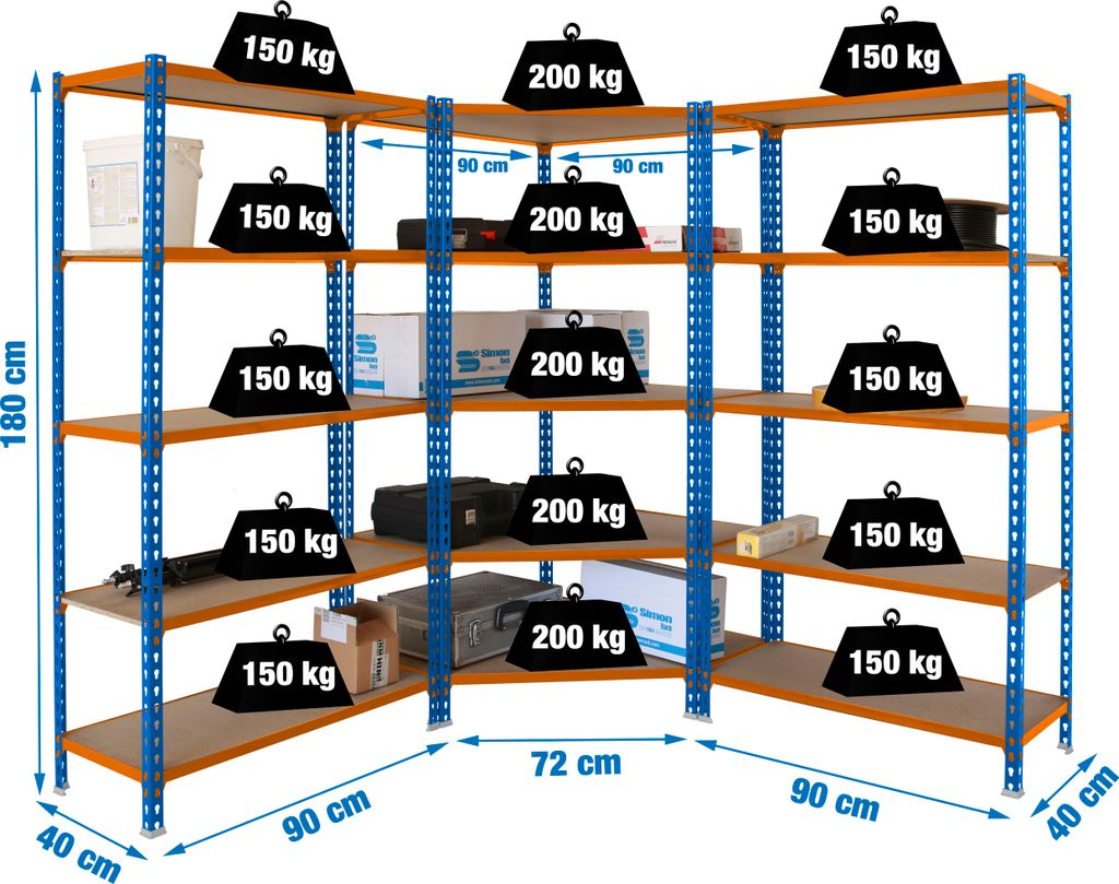 Kantenband aus Metall ohne Parafusos PACK MADERCLICK CORNER 5/400 +2 MADER 5/400 A/N/M