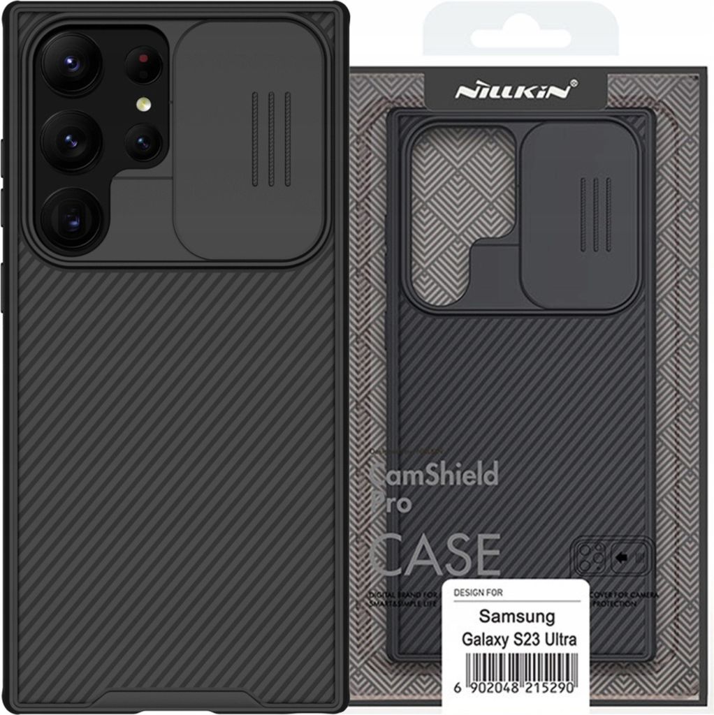 Kryt fotoaparátu Nillkin pre Samsung Galaxy S23 Ultra Black Obrázok produktu 