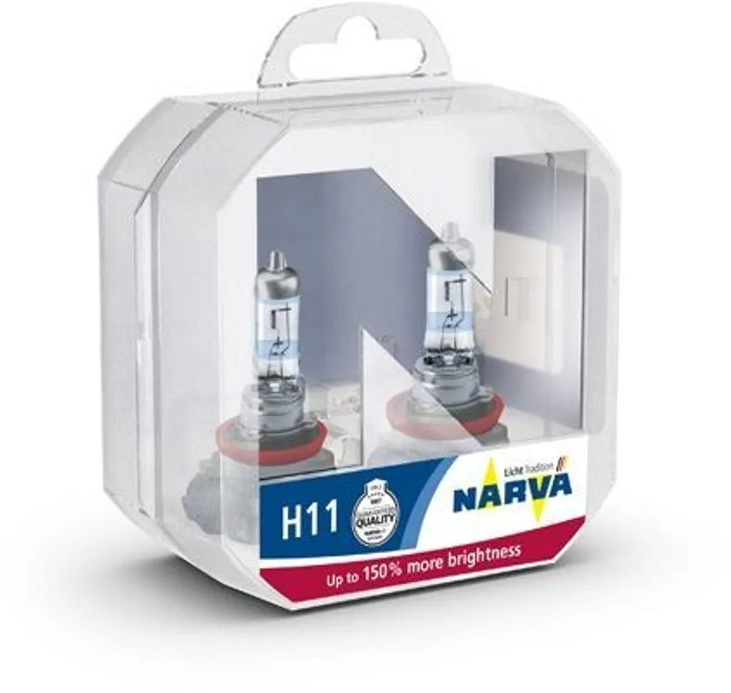 Ampoules H11 de Rechange pour Feux de Route NARVA 12V 55W PGJ19-2 x2