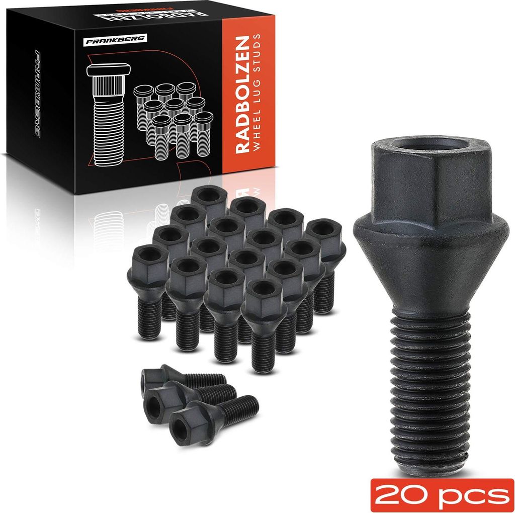 Frankberg 20x Radschraube für BMW E36 E46 E90 E91 E92 E93 E60 E61 E81 E87 MINI