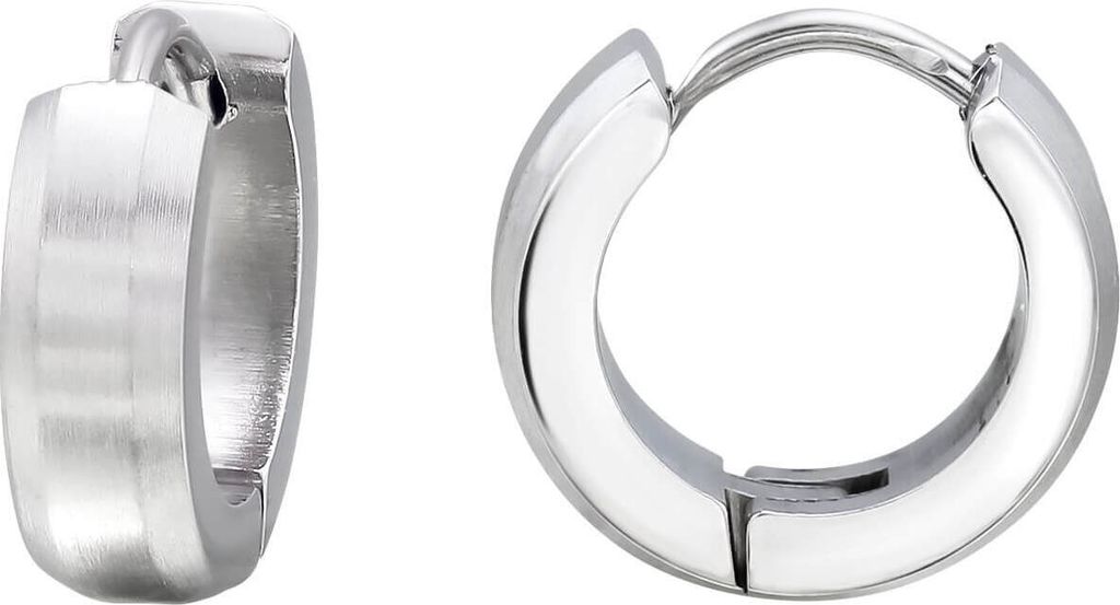 Klappcreolen Ohrringe 316L Chirurgenstahl 13mm