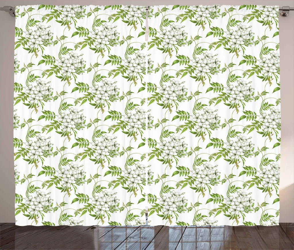 Recensione Tenda ABAKUHAUS Jasmin: Stile Rustico e Fiori per la tua Casa