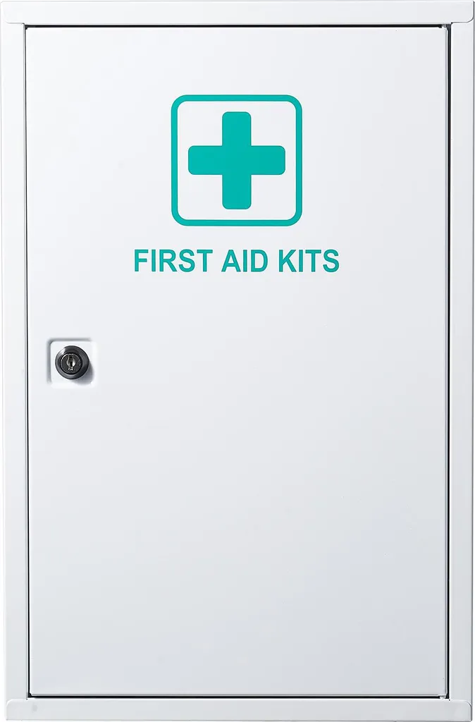 Solution Premier Secours Conforme OSHA - Armoire à Pharmacie 3 Rayons