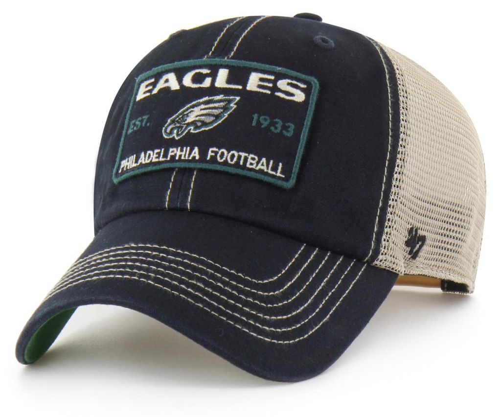 '47 Brand Cap NFL Philadelphia Eagles WABASH '47 Clean Up Black