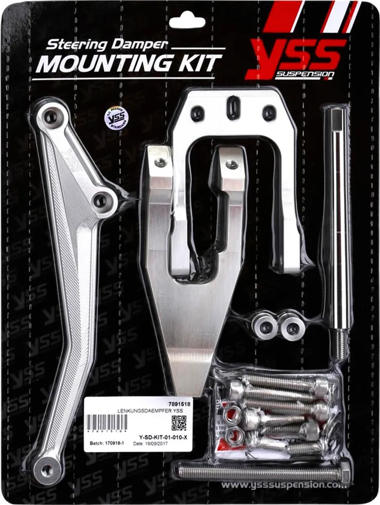 Kit YSS Y-SD-KIT-01-010 en aluminium CNC pour amortisseur direction
