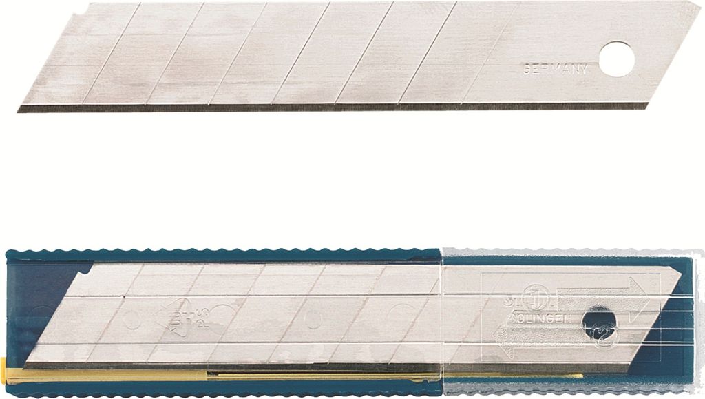 Abbrechklingen für Cuttermesser 18 mm ca. 0,50 mm im Produktbild 