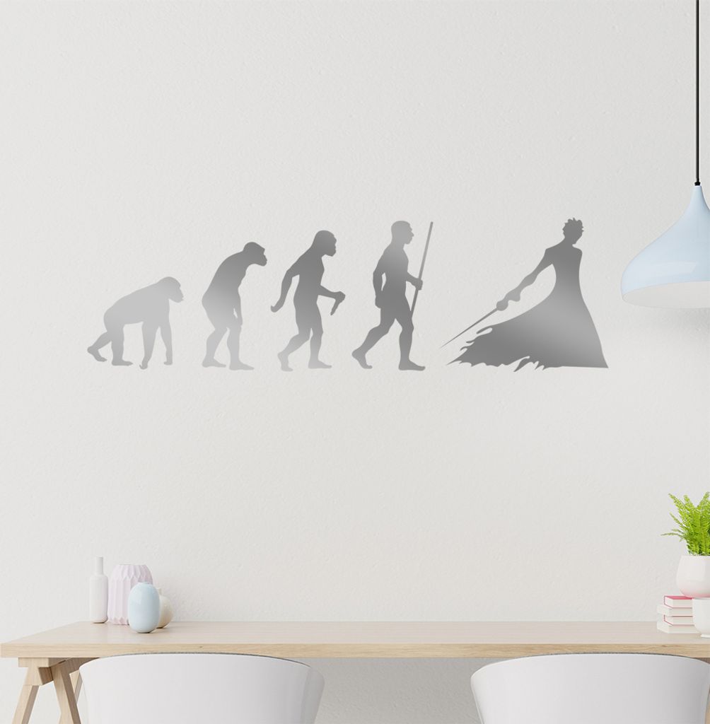 Samurai Schwert Evolution Wandtattoo Wandaufkleber Wall Sticker - Dekoration, Küche, Wohnzimmer, Schlafzimmer, Badezimmer