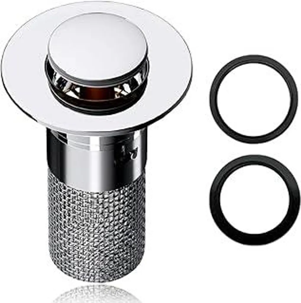 MAEXUS Tappo Lavandino Pop-Up 34/40mm Acciaio Inox 304 Universale