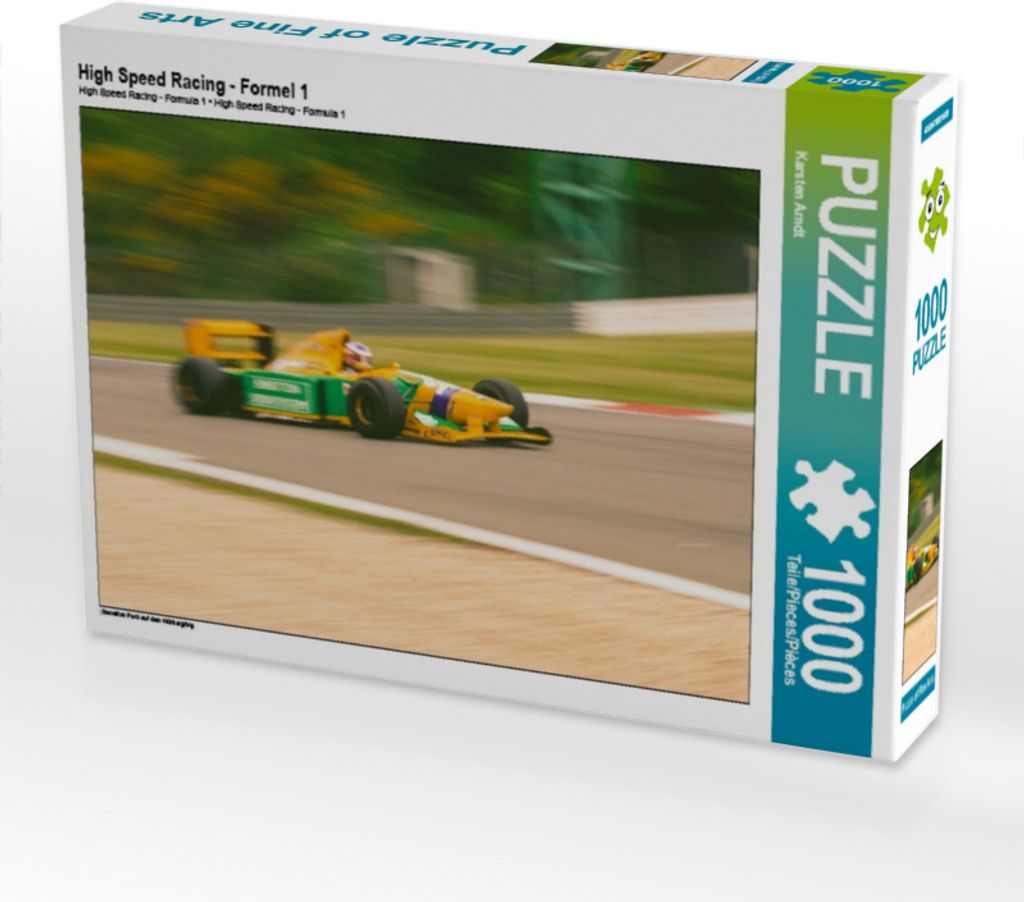 CALVENDO Puzzle High Speed Racing - Formel 1 | 1000 Teile Lege-Größe 64x48cm Foto-Puzzle für glückliche Stunden