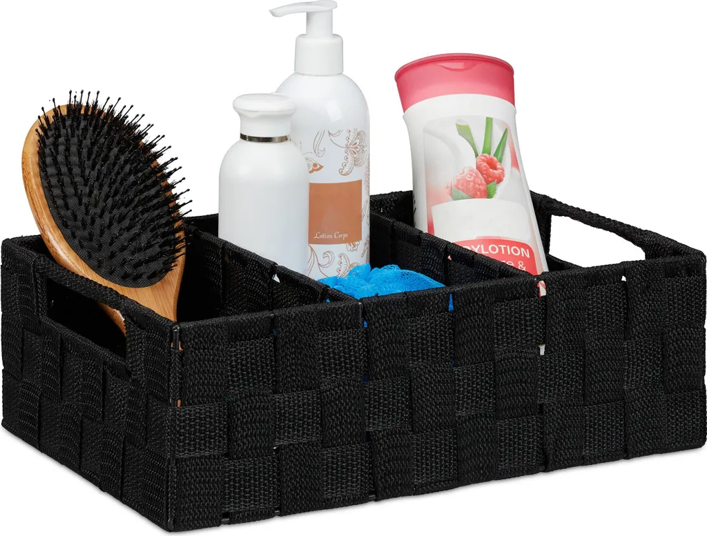 Organizer Tech per Area Relax | Cesto Portaoggetti Multi-Scomparto