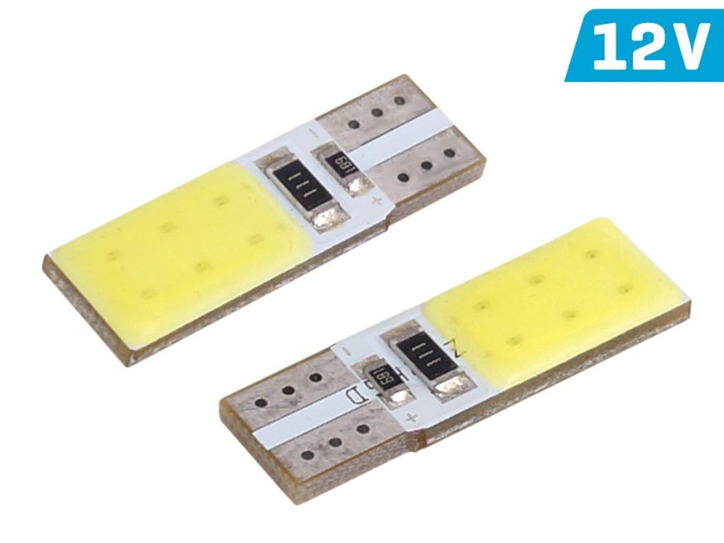 VISION W5W (T10) 12V 2x COB LED, CANBUS, bianco, 2 pz. Immagine del prodotto 