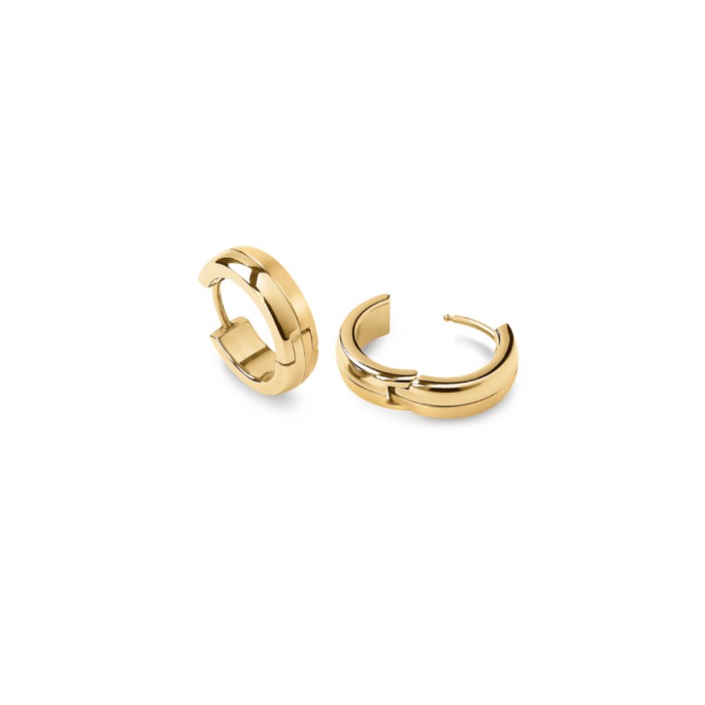 Boccia Creolen vergoldet Titan 0539-18