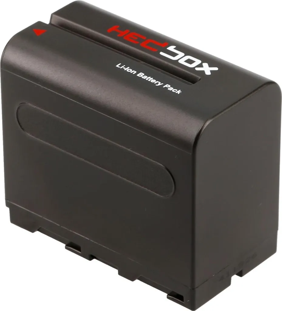 Batterie NP-F970 longue durée 6600 mAh pour tournage vidéo et live
