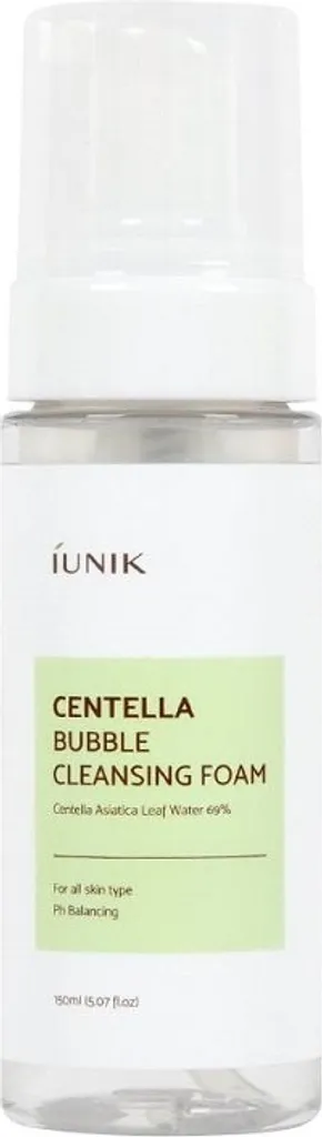 iUNIK Centella Bubble Cleansing Foam 150ml - Nettoyant doux visage