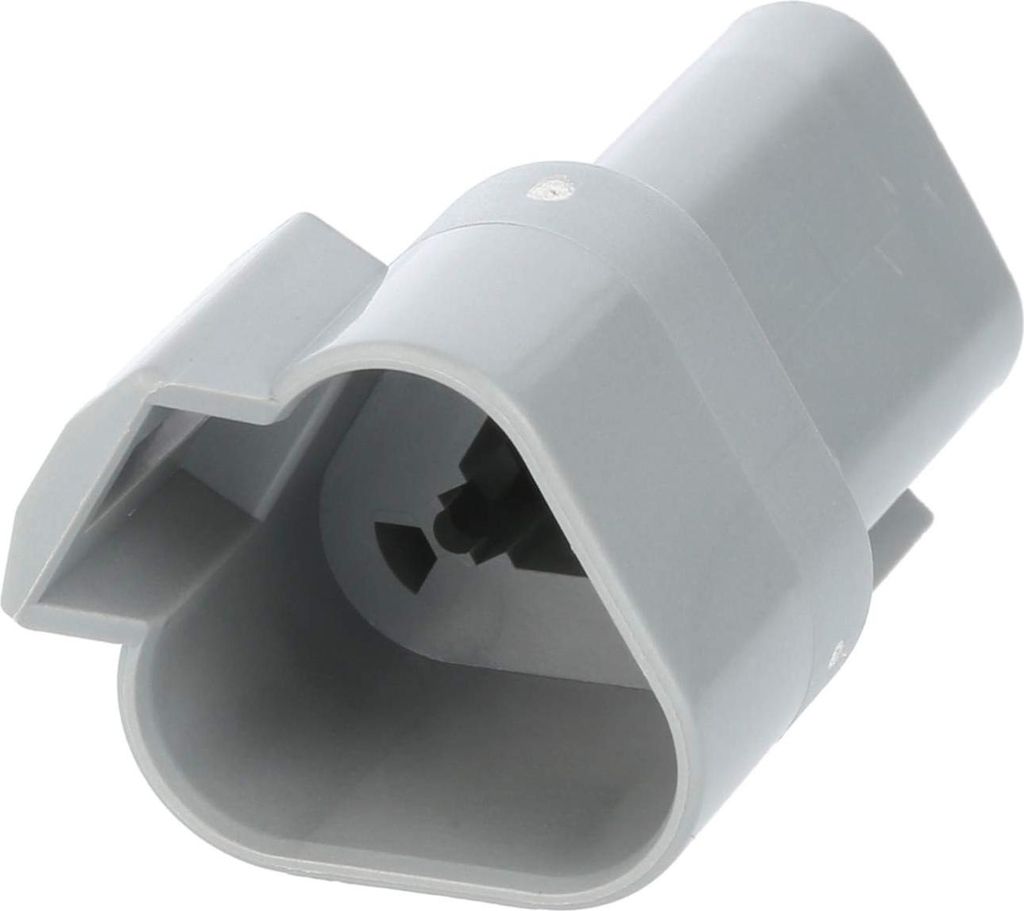 Amphenol AS-3SM 107 Kabelstecker AT-Serie Stift, 3-polig, Crimpanschluss Isolationsdurchmesser 2,24mm - 3,68mm,