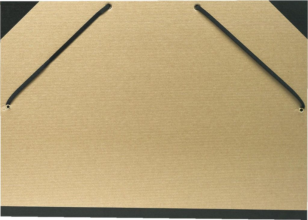 Exacompta 10x Zeichenmappe Kraft Gummizugverschluss 32x45cm für A3 braun 544100E