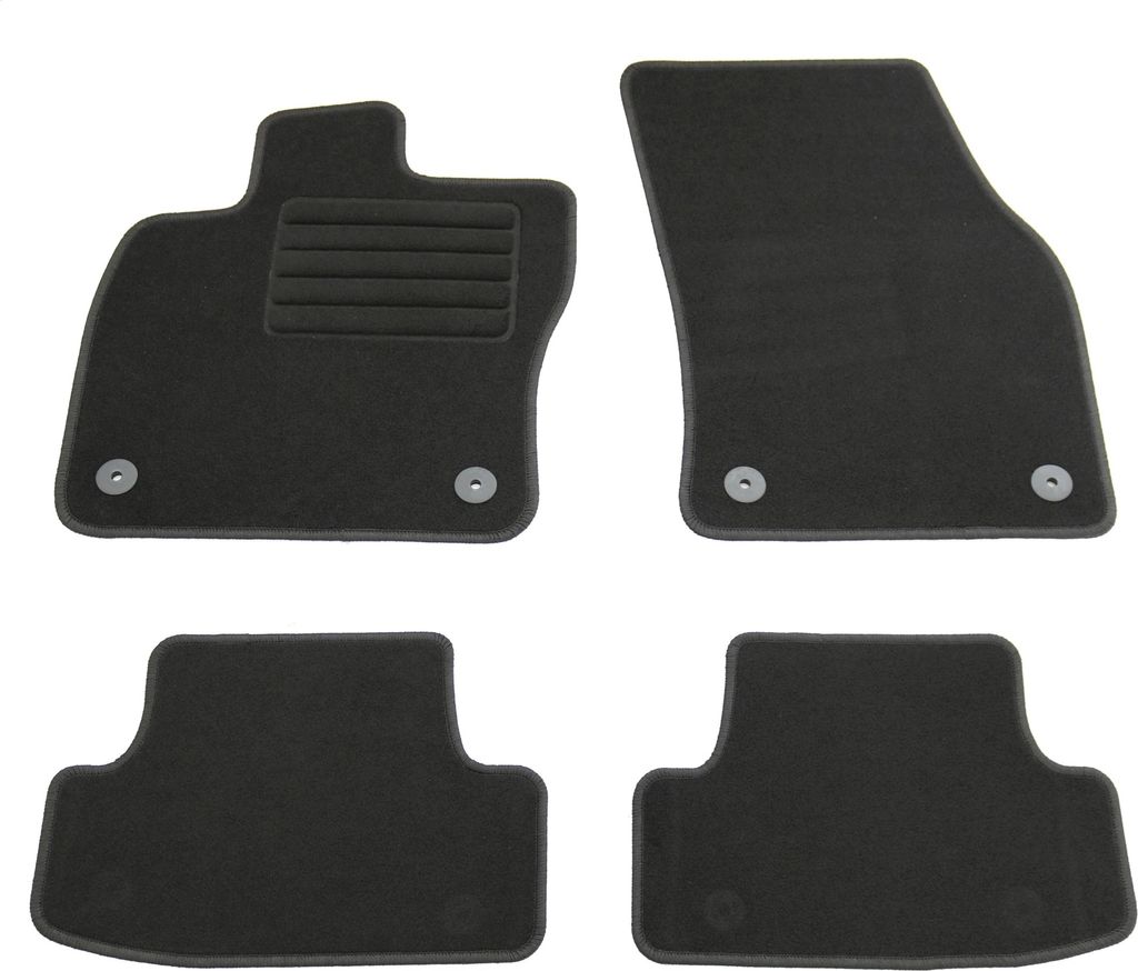 AD Tuning Fußmatten Set für VW Caddy 4 Typ SA Combi, 5-Sitzer, Bj. 6/2015-