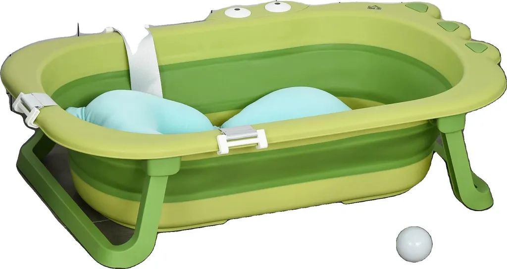 Baignoire pour bébé pliable avec coussin de bain doux - Modèle Ergo B1