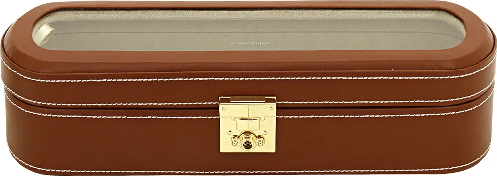 Rangement montres Friedrich 23 Cordoba cuir brun anti-rayure et solide