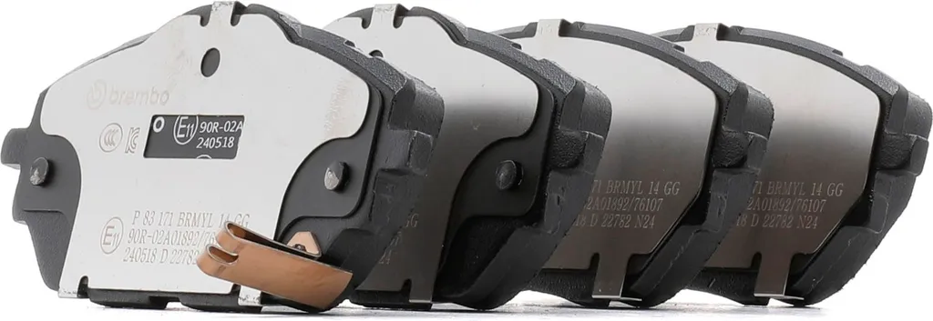 Jeu de plaquettes de frein à disque BREMBO P83171 haute performance