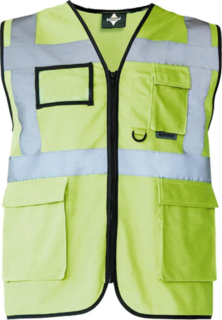 Korntex KXMF Executive Gilet Multifunzione Verde Lime Taglia 3XL