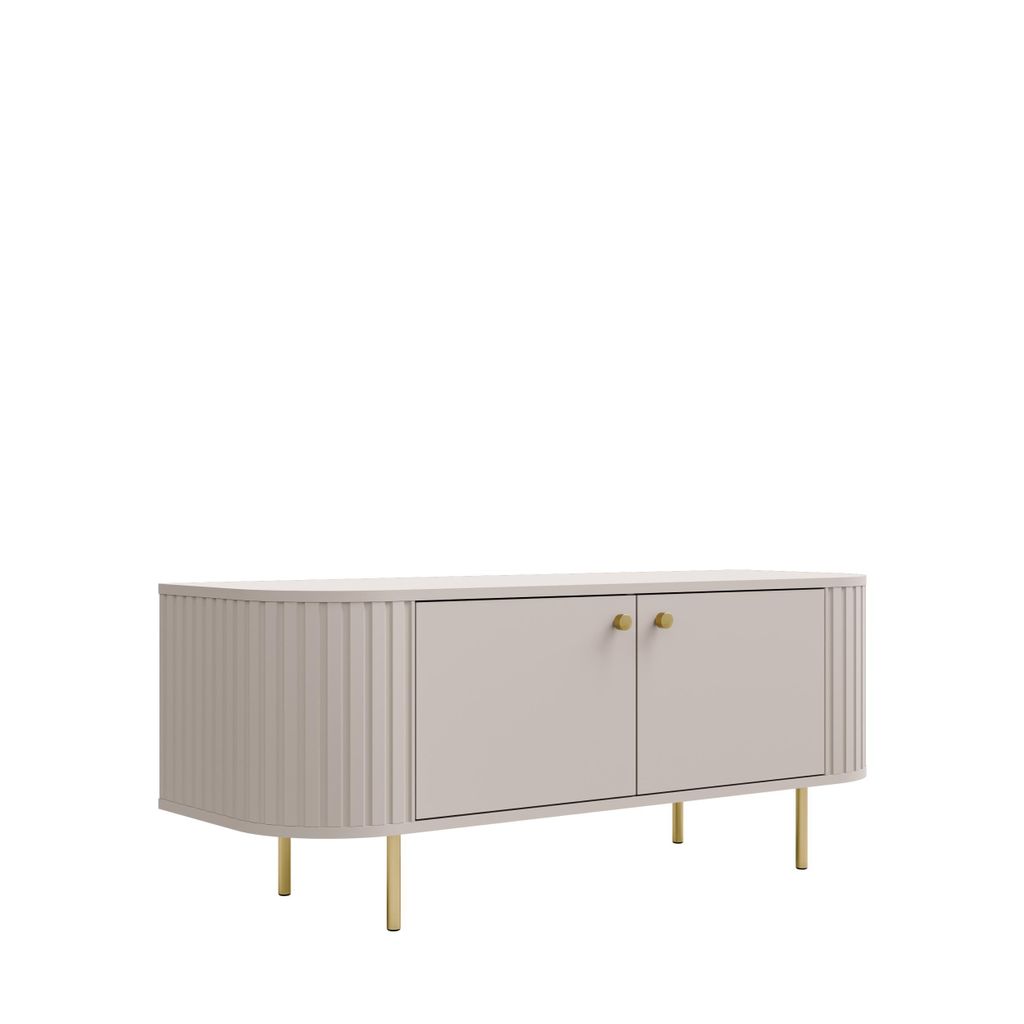 Fernsehtisch Oliver Edition 123 cm – Elegantes Fernsehtisch TV Lowboard in Beige Sand