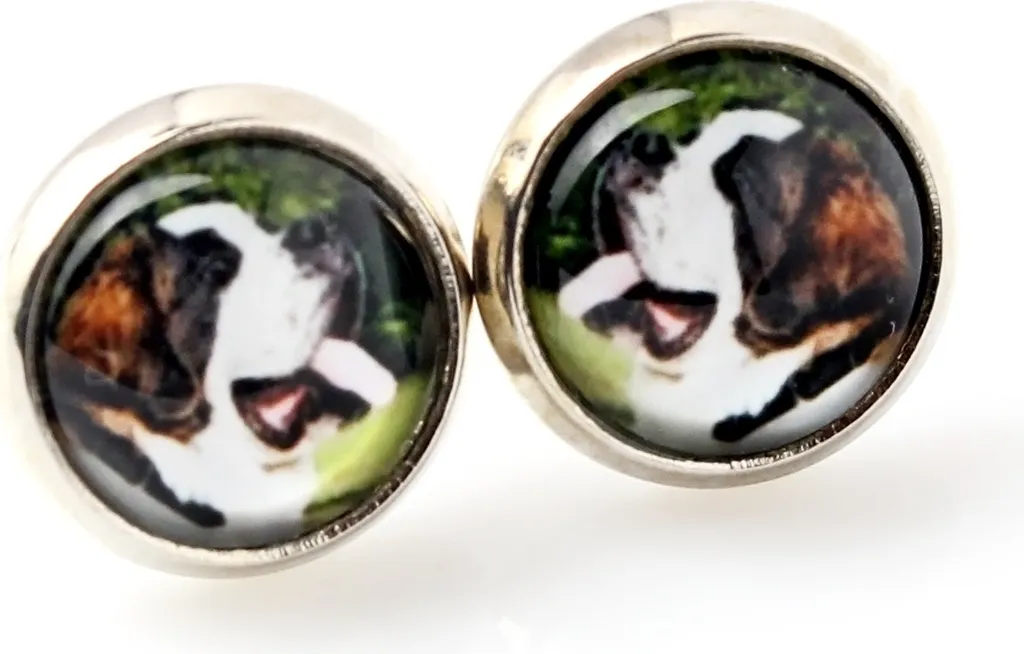 Orecchini San Bernardo Personalizzati Art-Dog | Gioielli Fatti a Mano