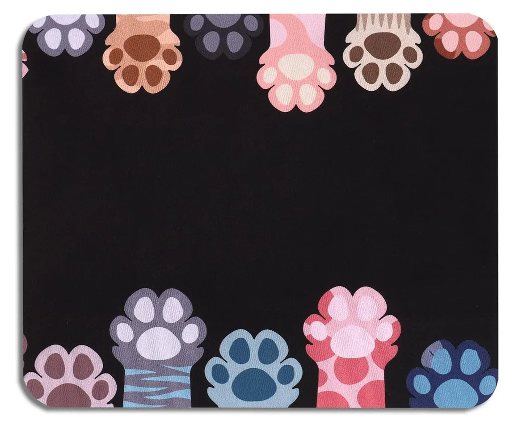 Tapis de souris mignon avec motif chat illustration pour bureau
