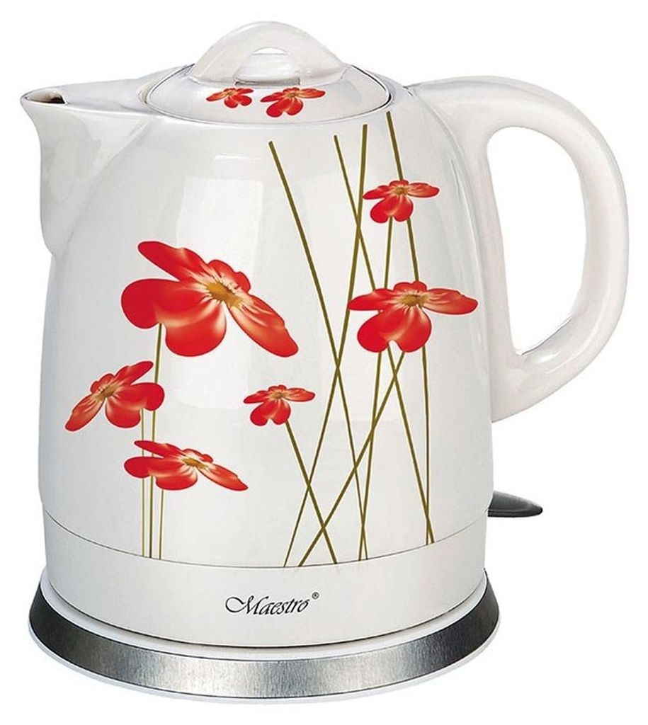 Czajnik elektryczny ceramiczny MAESTRO MR-066 czerwony Zdjęcie produktu 