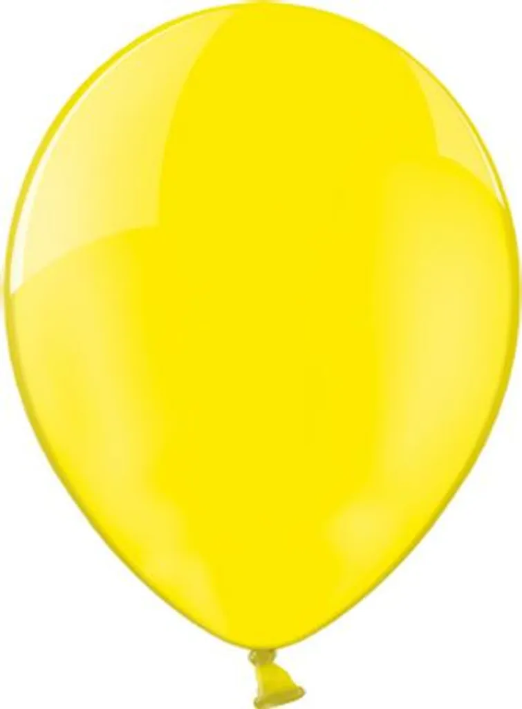 Ballons 30cm jaune cristal par lot de 100 pièces pour décoration de fête