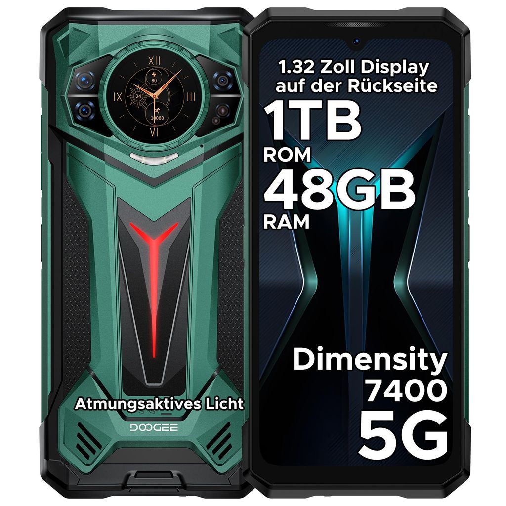 DOOGEE S200 Ultra Rugged Smartphone Handy, 5G, IP68/IP69K, Produktbild 