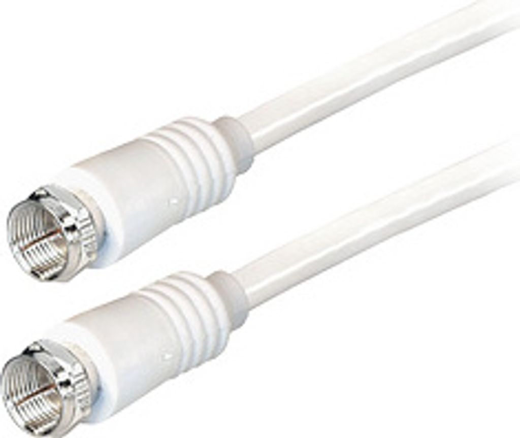 Transmedia Verbindungskabel; F-Stecker gerade - F-Stecker gerade 1,5 m, FH 1-1