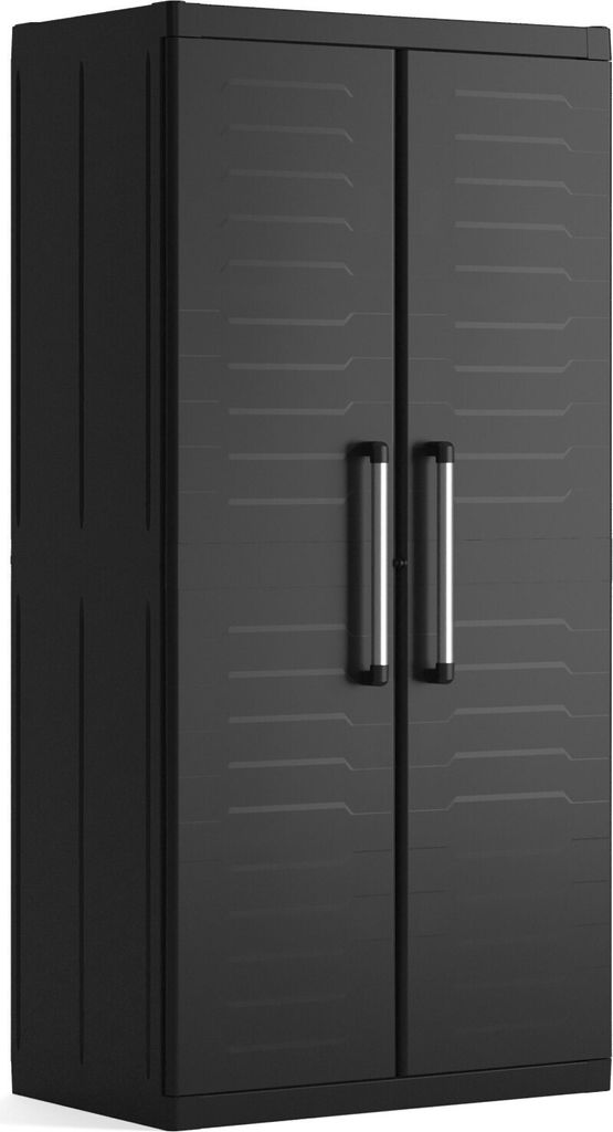Armoire Haute Xl 89 X 54 Xh182 Cm Noir - Detroit - Keter Image du produit 