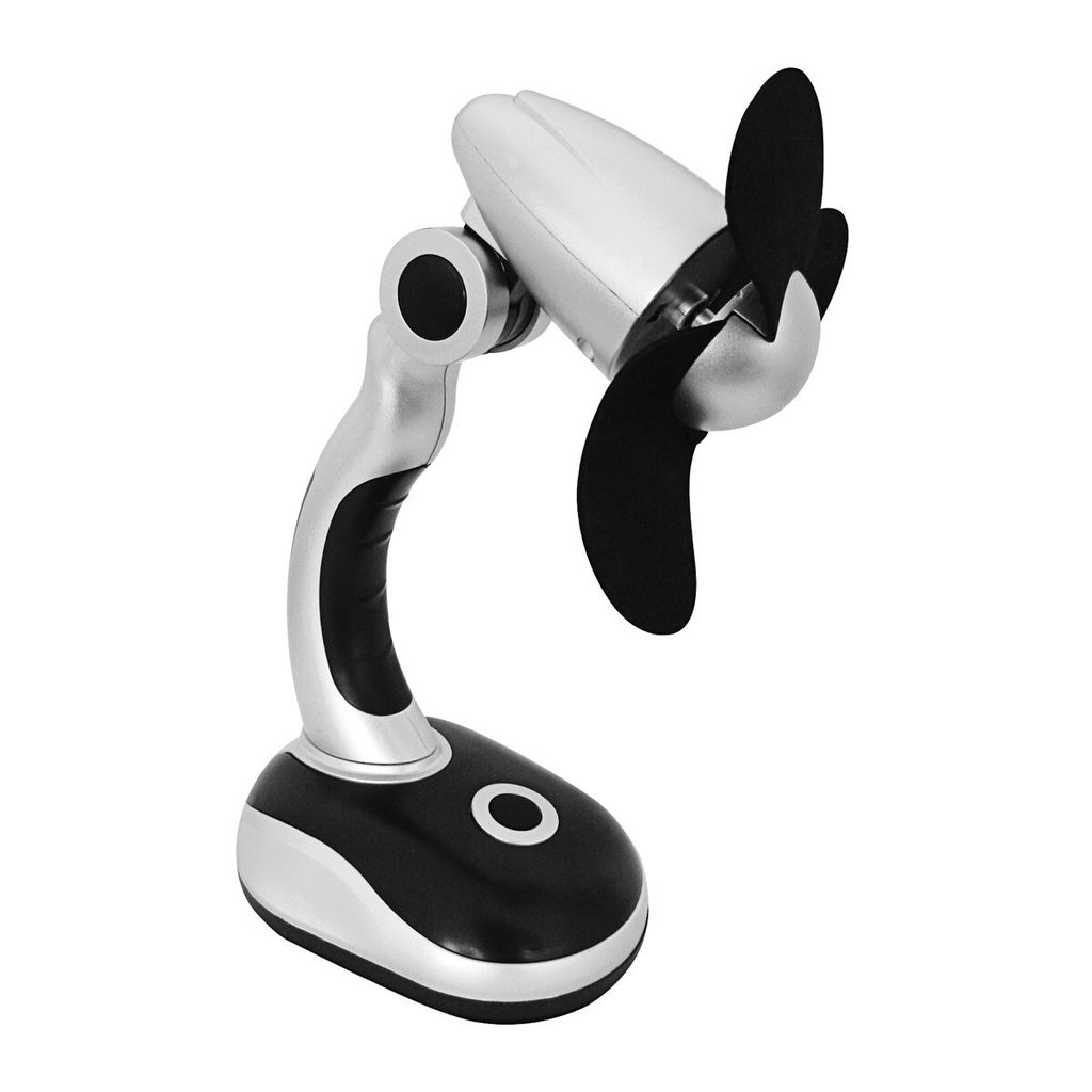 Eaxus Mini Tischventilator Batteriebetrieben - ️ Kleiner Tragbarer Büro Ventilator