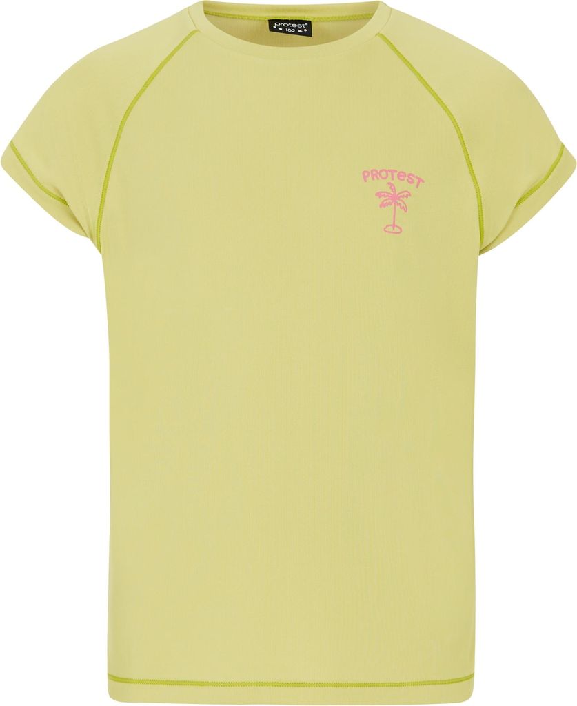 Protest PRTFunny JR rashguard short sl grün 152