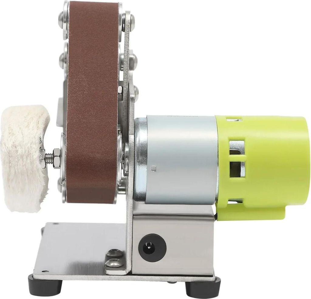 Mini Bandschleifer - HXL-2023 - 150 W - 10.000 U/min - 7 Stufen - 45° verstellbarer Tisch - 10x Schleifbänder 2,5×33 cm - Für Metall & Holz - W...