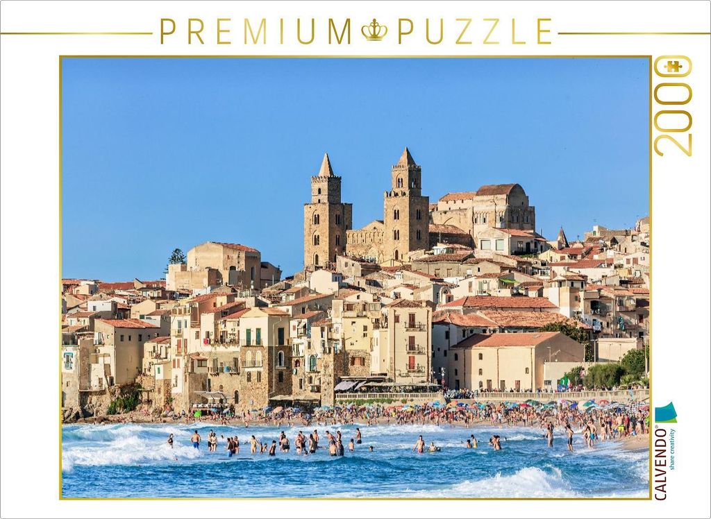 CALVENDO Puzzle Sizilien | 2000 Teile Lege-Größe 90x67cm Foto-Puzzle für glückliche Stunden