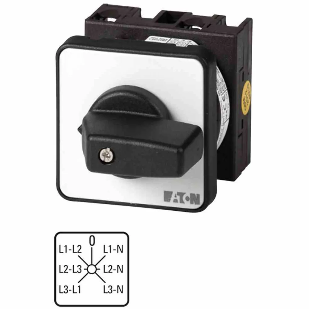 Commutateur voltmétrique IP65 étanche avec montage encastrable