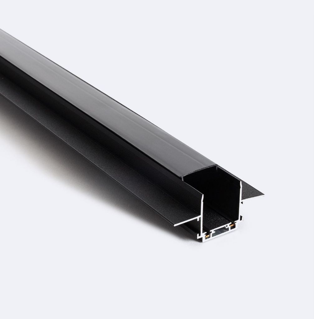Magnetschiene 25mm SuperSlim Einbau 48V 1m Schwarz