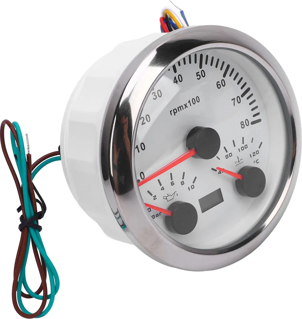 Misuratore Multifunzione 3 in 1 85mm CX8290: Giri, Olio e Temperatura