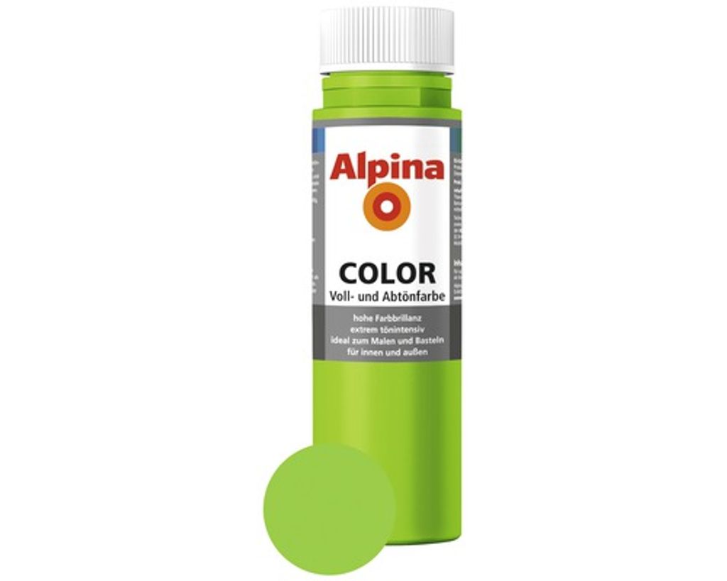 Alpina Voll- und Abtönfarbe Grass Green 250 ml Produktbild 
