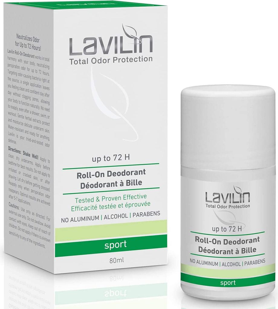 Lavilin Deodorante Roll-On Sport - 72 ore Immagine del prodotto 