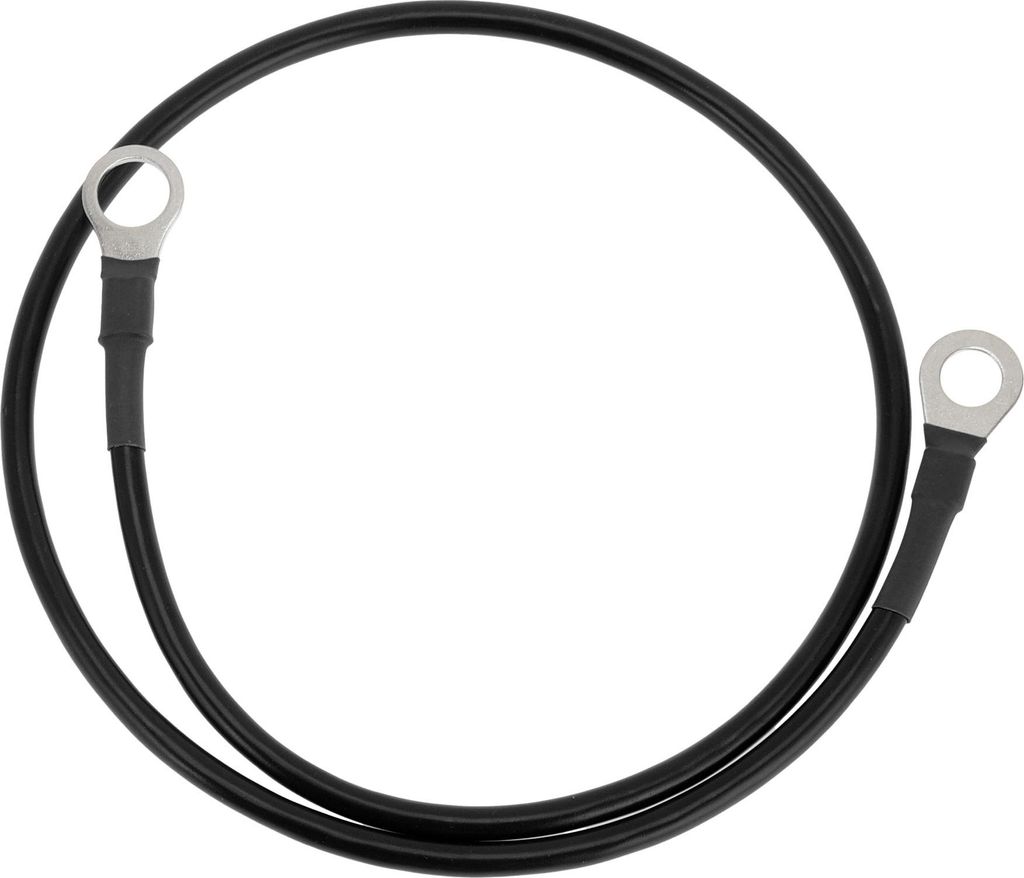 1 Stück Batterie-Wechselrichterkabel 10 AWG Gauge 2,5FT 3/8" Lug 5/16" Lug Batteriekabel Universal für Auto Fahrzeug Boot Wohnmobil Solar verzinn...