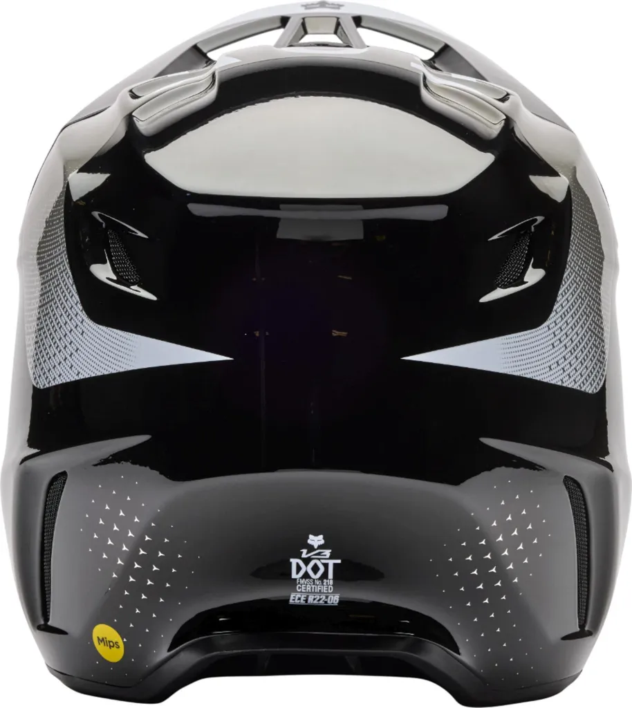 Casque Fox V3 Tine Noir M : Sécurité Maximale et Ventilation Anti-Buée - 5