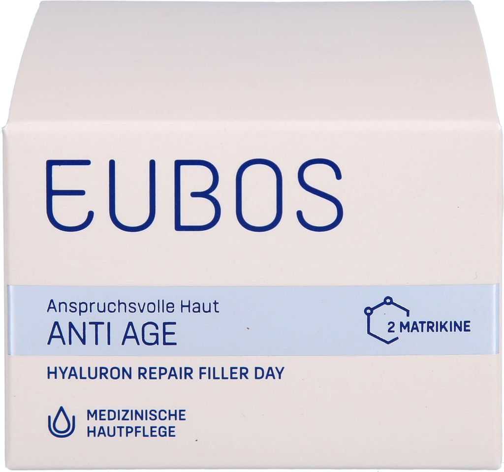 EUBOS Hyaluron Repair Filler Day Creme für anspruchsvolle Haut, 50 ml Creme