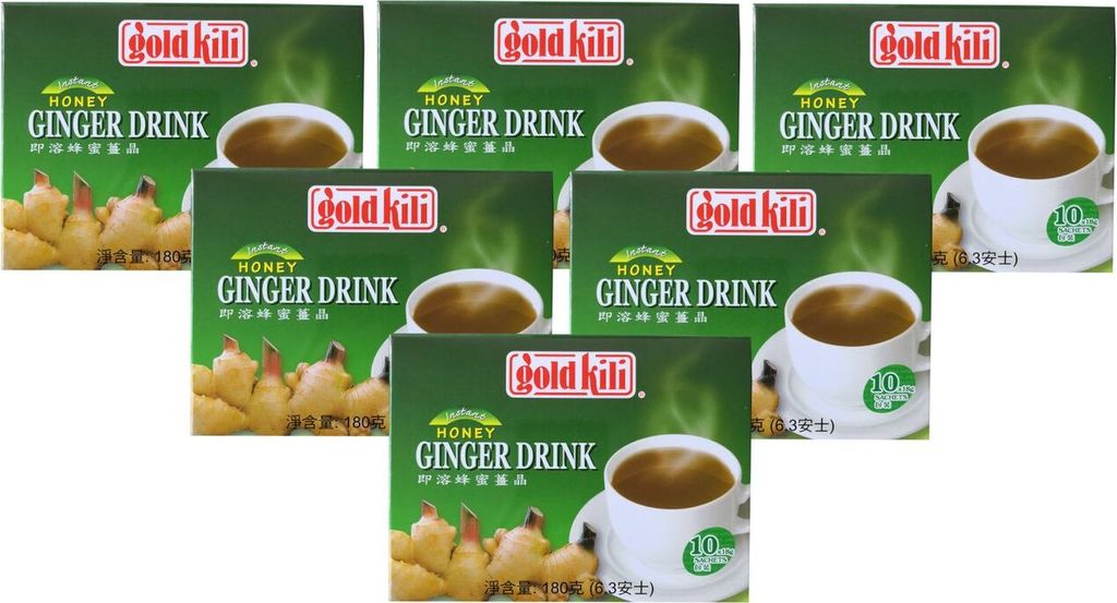 [ 6x 180g (60x18g) ] GOLD KILI Instant Ingwergetränk | Produktbild 