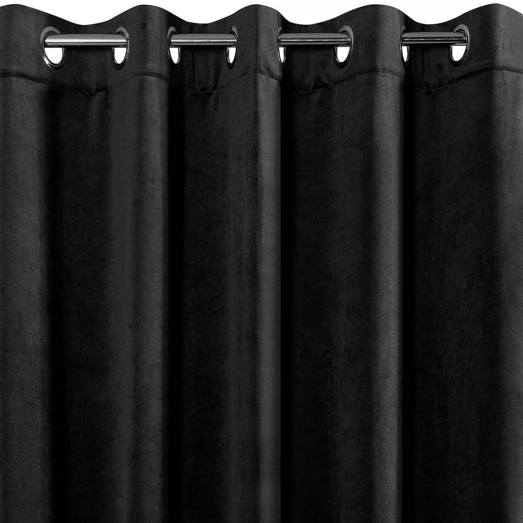Eurofirany Villa Nero 140x250 Tenda Tecnica in Velluto ad Alta Densità