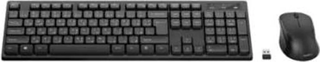 Combo Clavier Souris Belkin BBZ010en Silencieux Anti Éclaboussures