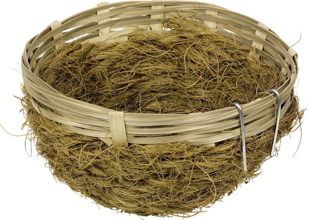 Nido di bambù con fibre di cocco piccolo, Ø11 x 5 cm Immagine del prodotto 
